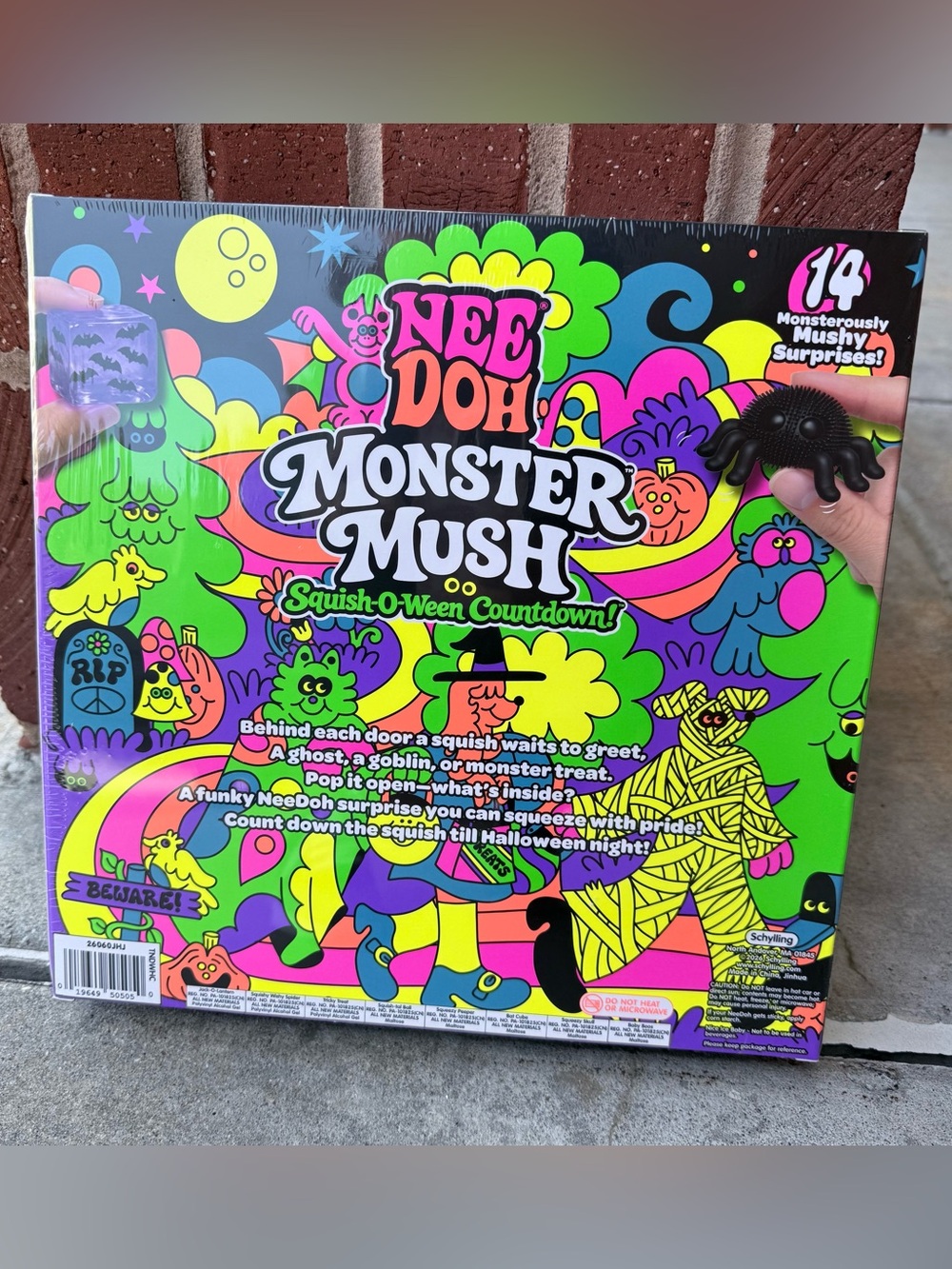 NEEDOH Halloween Monster Mush Squish-O-Ween calendar Countdown- - Picture 2 of 2